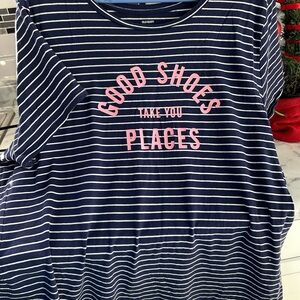 Good shoes take you places top XXL